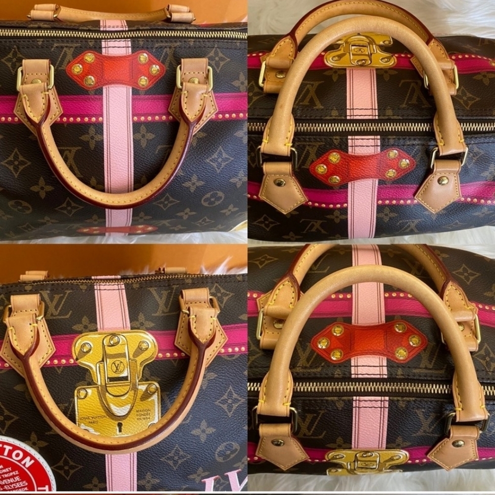 ✨️👜✨️STUNNING  VINTAGE Louis Vuitton Brown Monogram  Speedy 30 AUTHENTIC🏷 - Picture 6 of 16